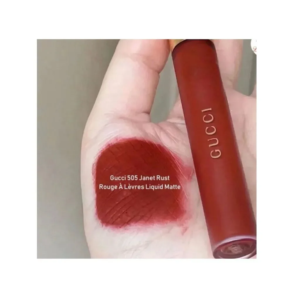 Gucci Women NEW Janet Rust 505 Liquid Matte Lip Colour Luxury Makeup